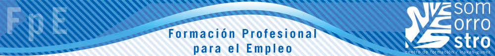 Imagen encabezado web Formacin Profesional para el Empleo de SOMORROSTRO