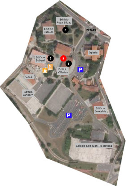 Plano del Centro de Formación Somorrostro