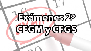 Calendario de exámenes de 2º de ciclos para mañana