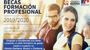 Becas de Petronor y la Fundación REPSOL para estudiar FP