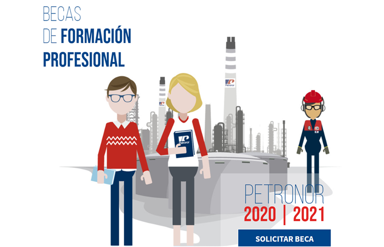 Nueva convocatoria de BECAS Petronor para estudiar FP