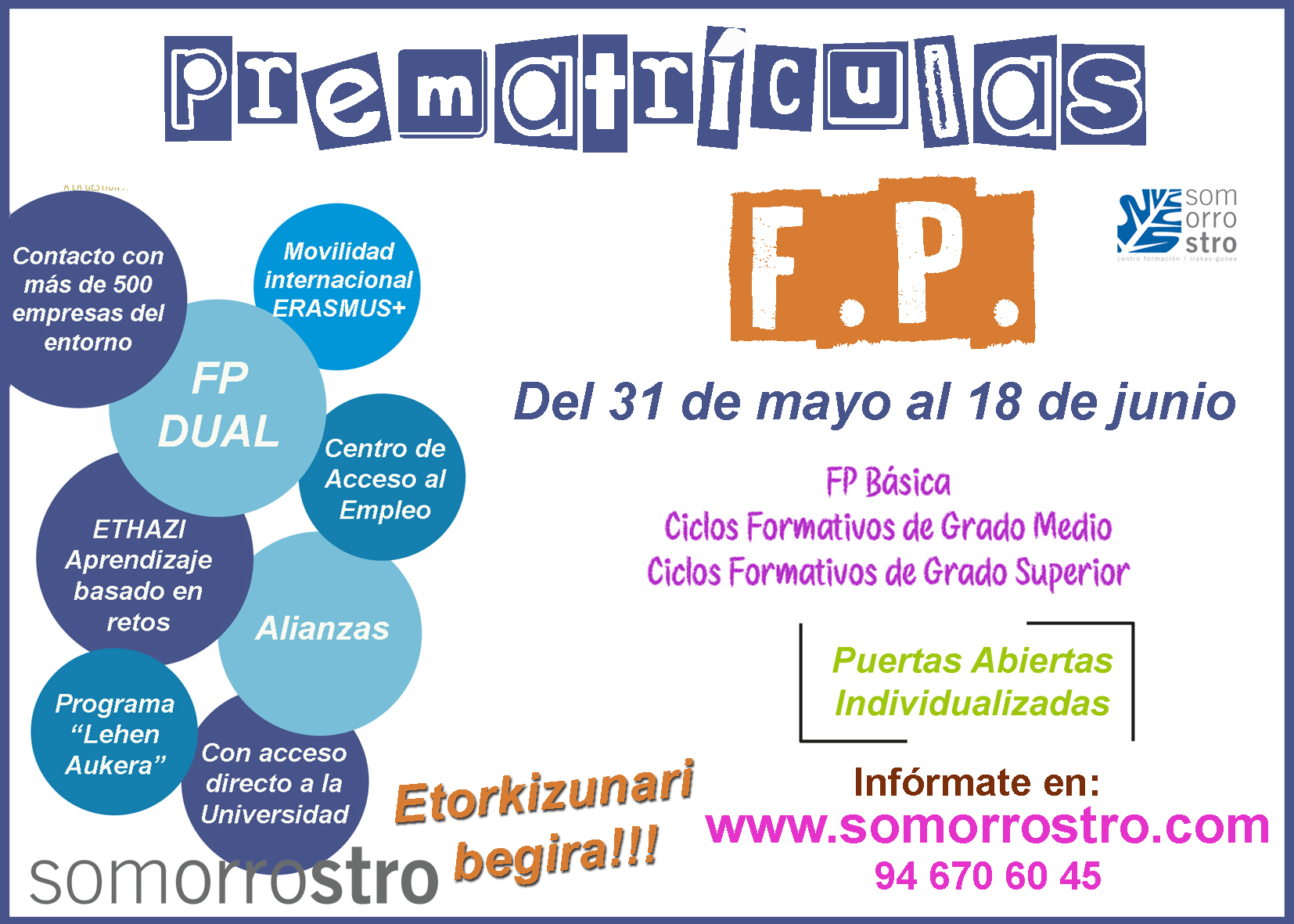 Proceso de Admisión en Ciclos Formativos de Formación Profesional