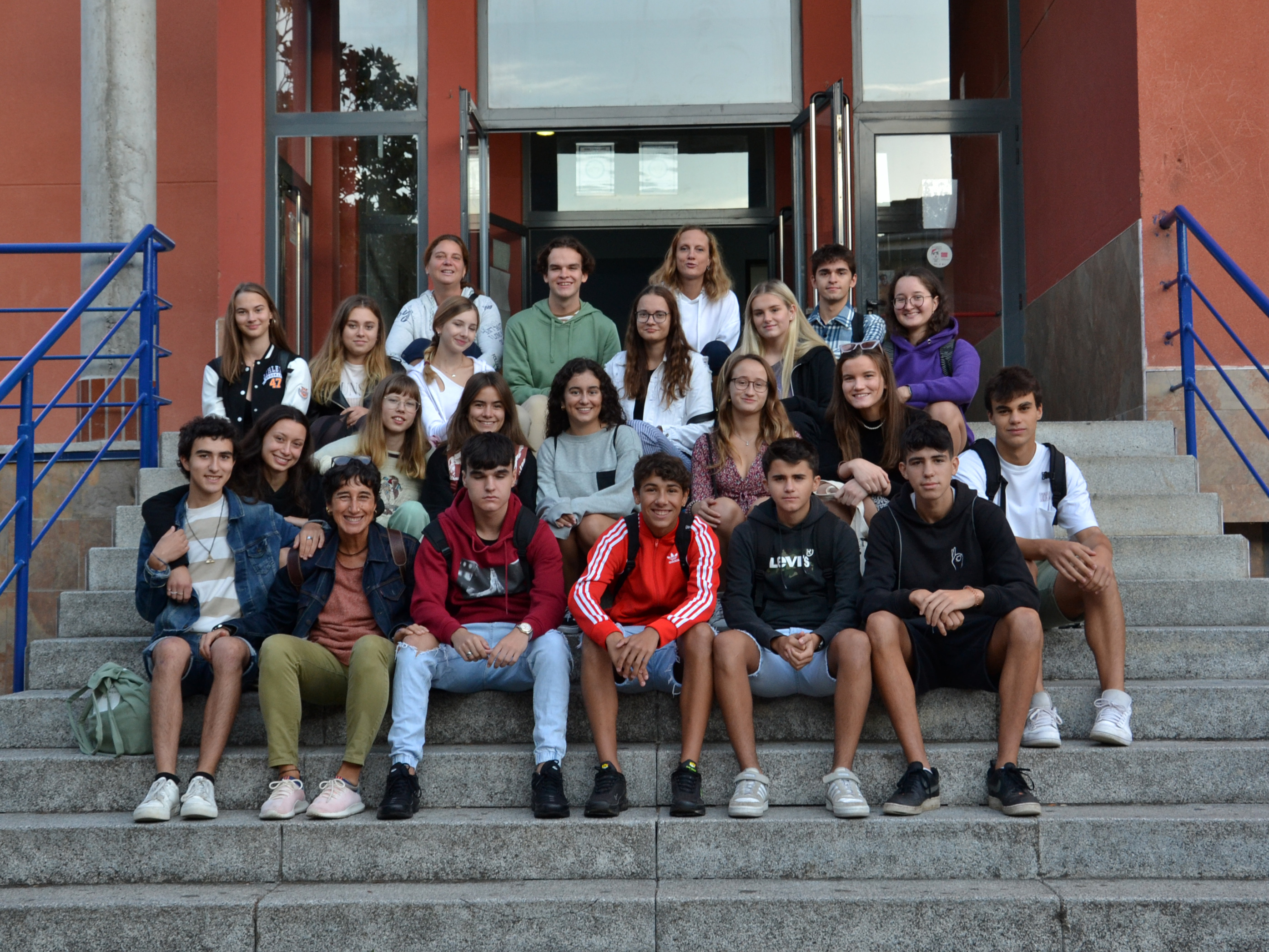 Estudiantes checos de intercambio en Somorrostro