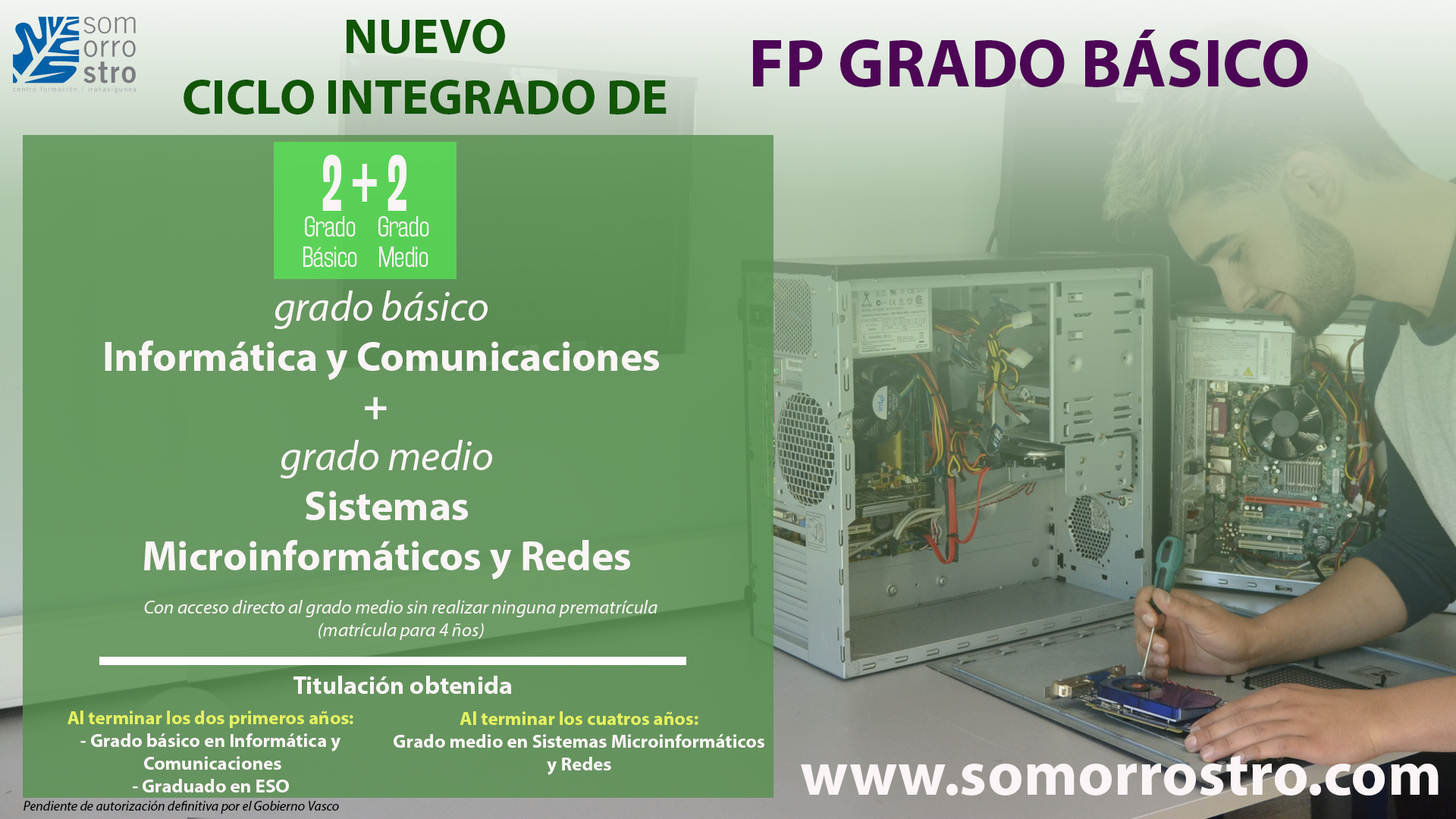 Nuevo ciclo integrado de FP GRADO BÁSICO (2+2)