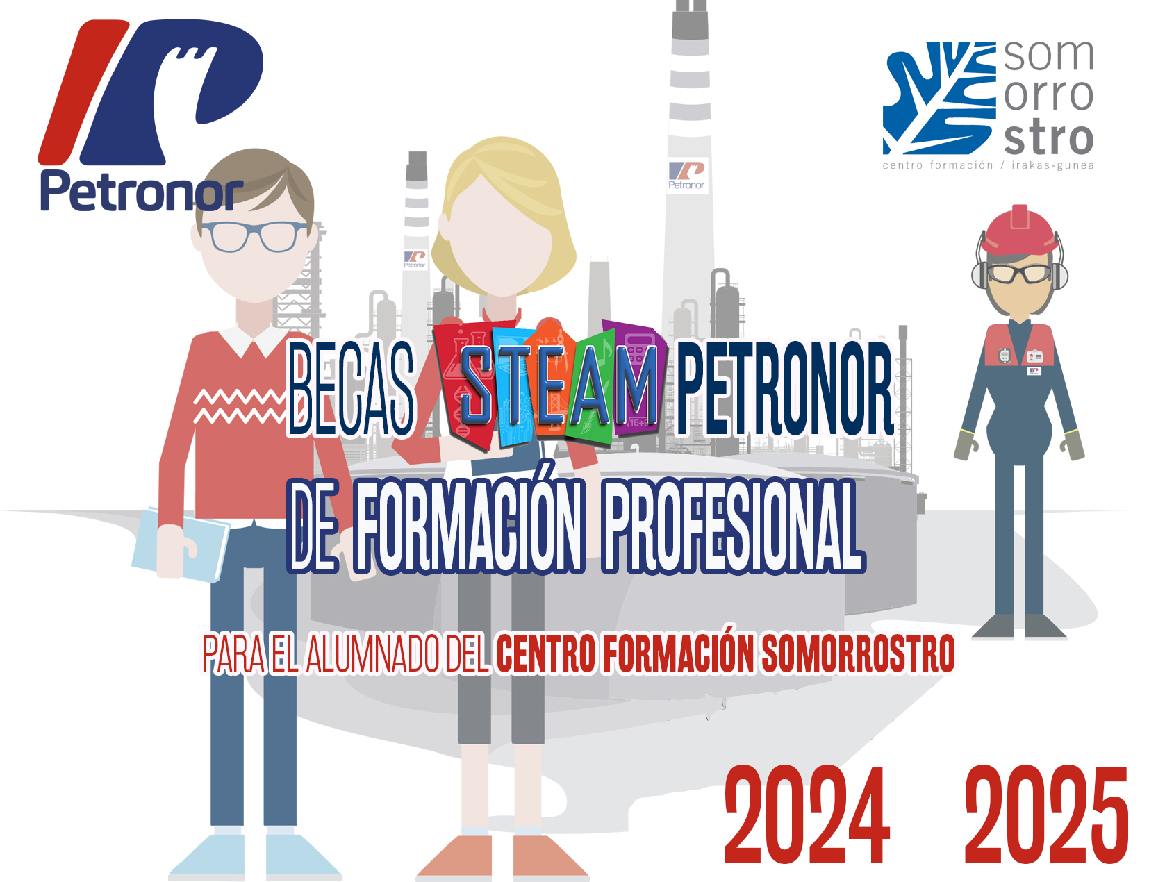 Becas STEAM Petronor de Formación Profesional