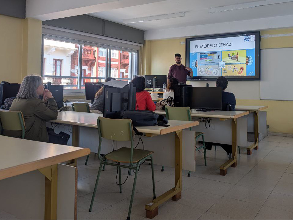 Somorrostro fortalece la colaboración en Inteligencia Artificial con el IES Fernando Wirtz
