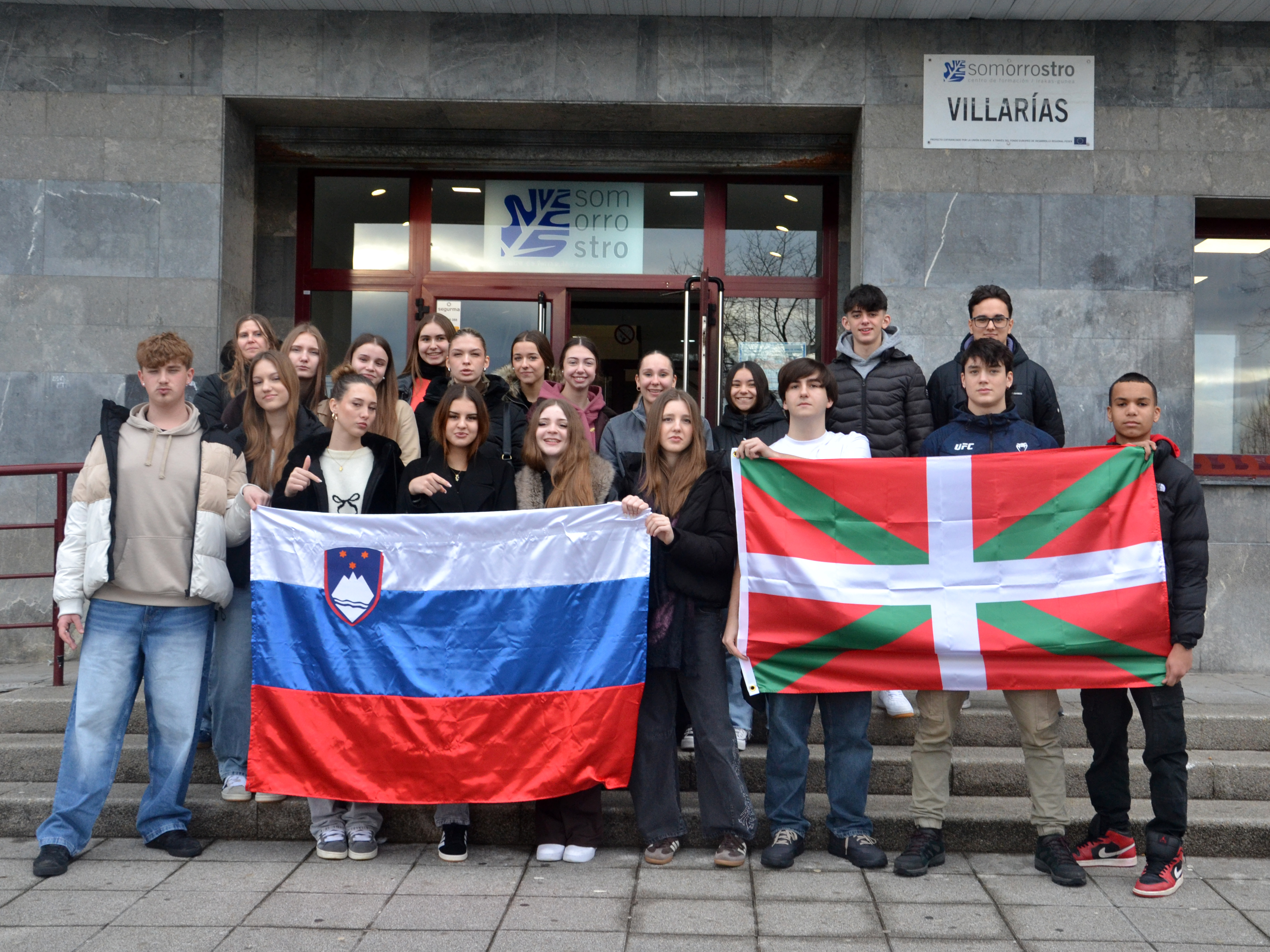 El intercambio con Eslovenia refuerza la apuesta internacional de Somorrostro y deja huella en el alumnado de Bachillerato