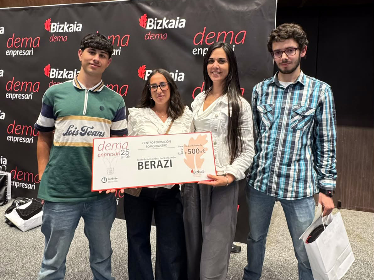 Somorrostro, entre los mejores proyectos emprendedores de Bizkaia en los premios ENPRESARI 2026