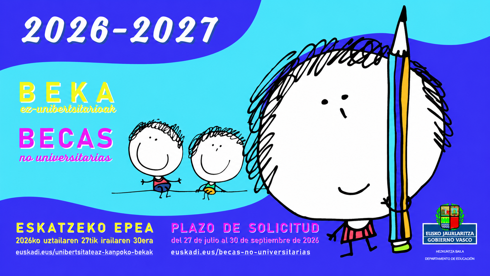 Becas no Universitarias 2026/2027