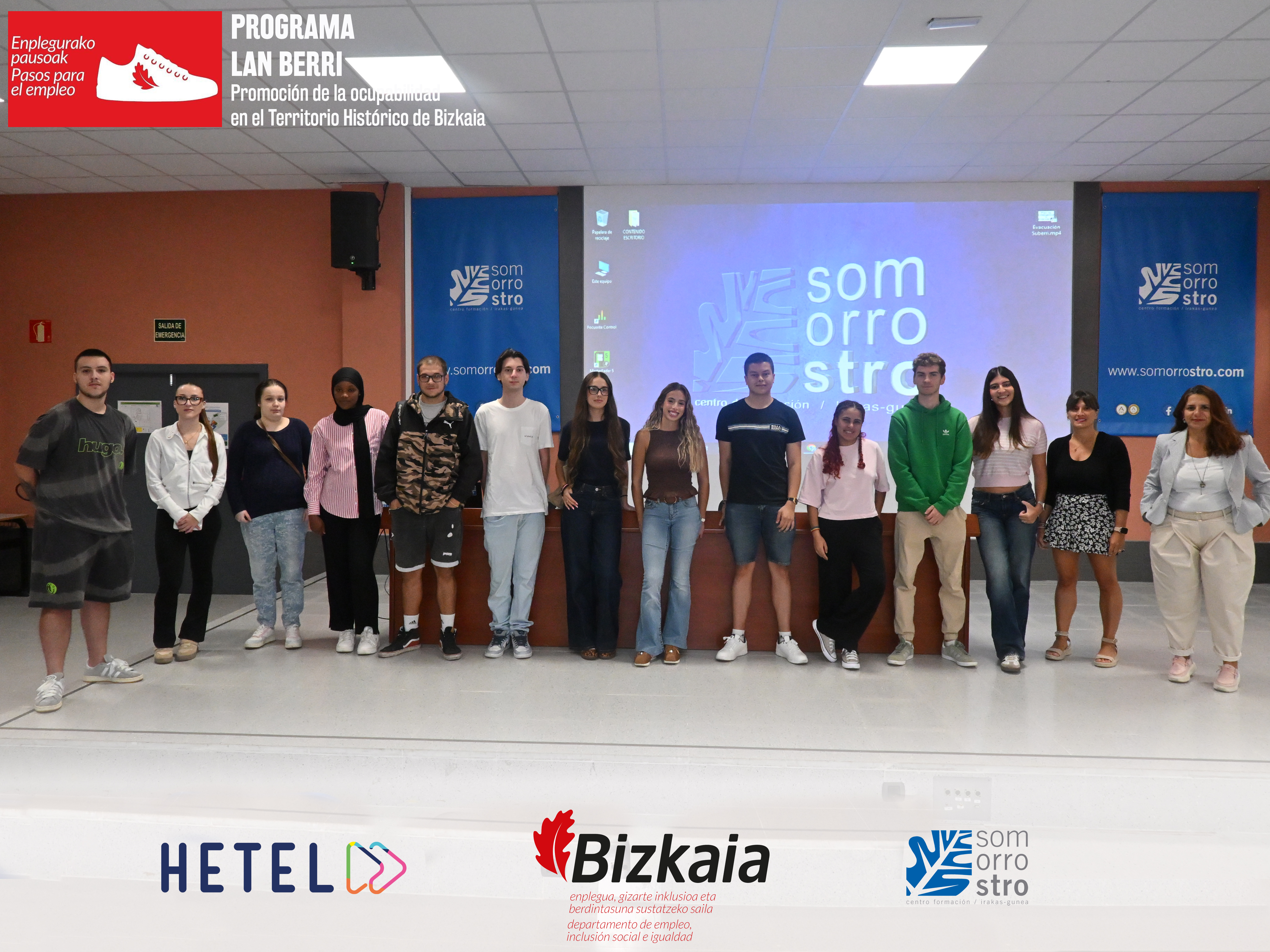 LAN BERRI inicia una nueva edición en Somorrostro con 12 jóvenes que buscan mejorar sus oportunidades laborales