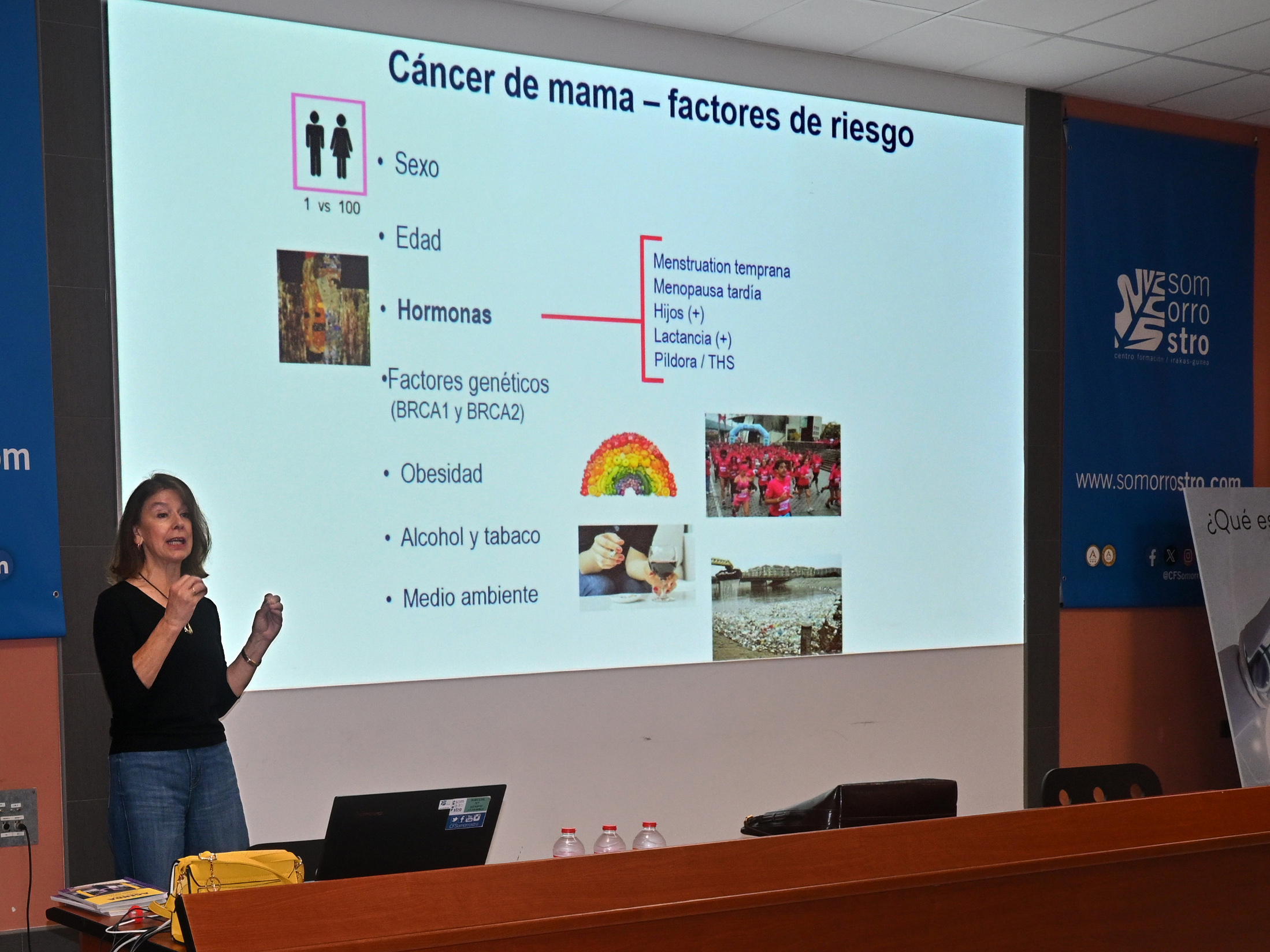 Testimonio, ciencia y prevención para hablar del cáncer de mama